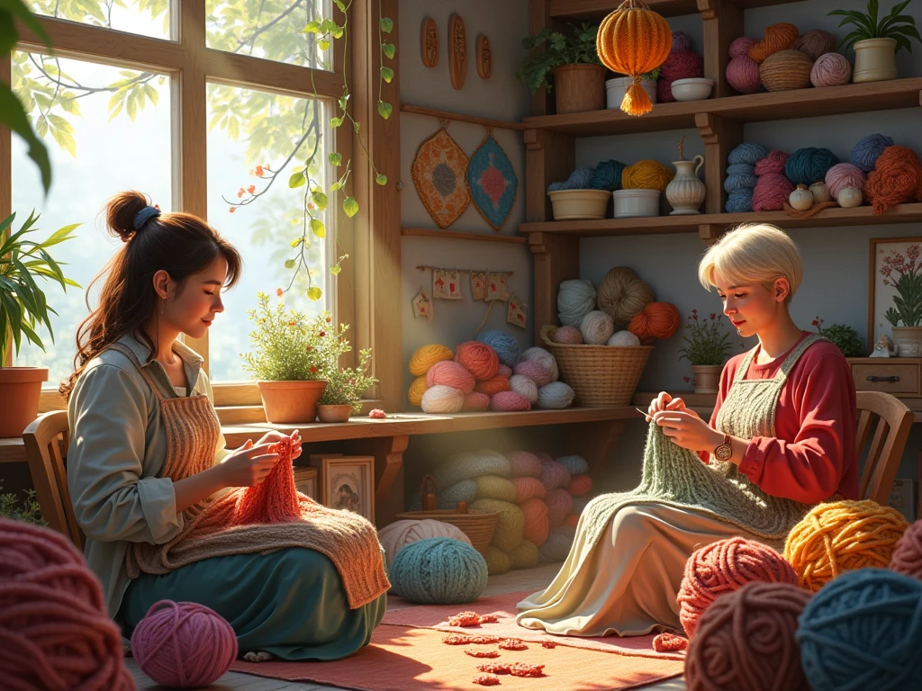 Handwerk workshop breien en haken bij Warmhandmadeul